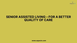 Senior Living Software |AspectN
