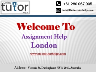 Assignment Help London PPT