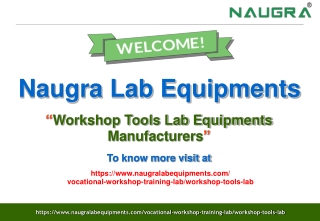 Workshop Tools Lab Equipments Manufacturers