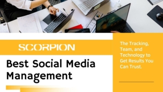 Best Social  Media Management