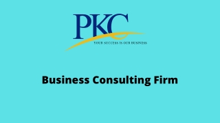 Business Consulting Firm - PKCIndia
