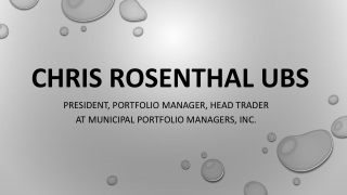 Chris Rosenthal UBS - An Excellent Researcher and Strategist