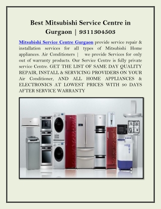 Best Mitsubishi Service Centre in Gurgaon