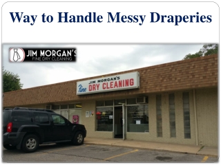 Way to Handle Messy Draperies