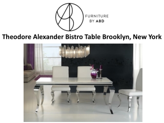 Theodore Alexander Bistro Table Brooklyn, New York