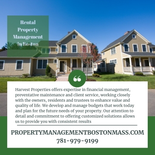 Rental Property Management in Boston