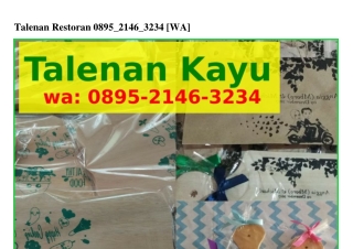 Talenan Restoran Ö8ᑫ5–ᒿ1ㄐϬ–౩ᒿ౩ㄐ{WA}