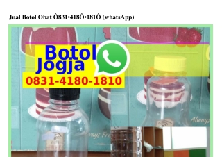 Jual Botol Obat ౦8ЗI-ԿI8౦-I8I౦{WhatsApp}