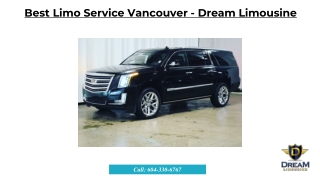 Best Limo Service Vancouver - Dream Limousine