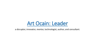 Art Ocain- Leader