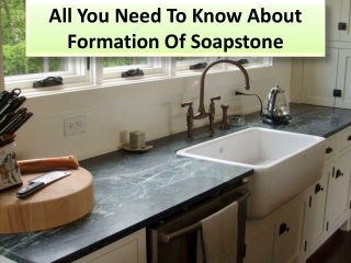 Clarified underneath: Various instances of soapstone use