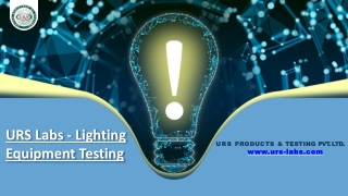 Luminaires LED Bulb Products Testing