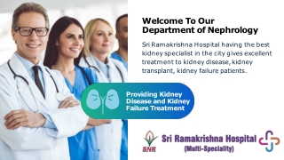 Polycystic kidney disease treatment in Coimbatore | Sri Ramakrishna Hospital