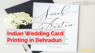 Indian Wedding Card Printing in Dehradun