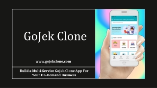 Gojek Clone: White-labeled Multi-service App