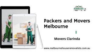 Packers and Movers Melbourne| Movers Clarinda | Melbourne House Removalists