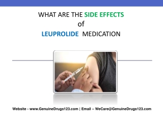 Does Leuprolide cause Weight gain