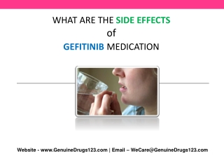 What are the side effects of Gefitinib
