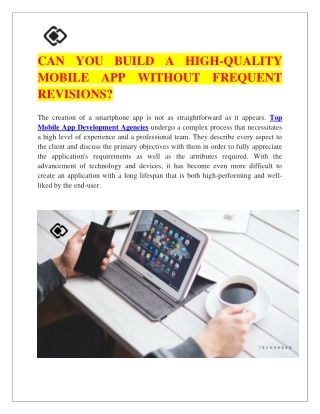 Top Mobile App Development Agency