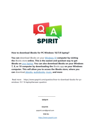 How to download iBooks for PC Windows 10 7 8 laptop-converted