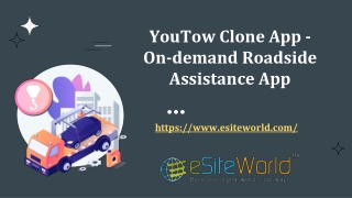 YouTow Clone App - On-demand Roadside Assistance App