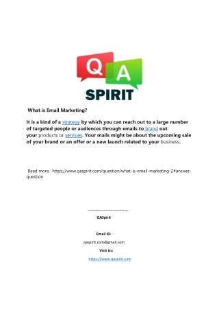 What is Email Marketing-converted