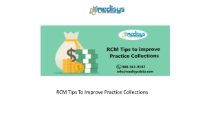 RCM Tips To Improve Practice Collections