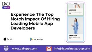 Hire the Best Mobile App Developer