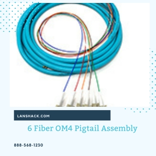 6 Fiber OM4 Pigtail Assembly