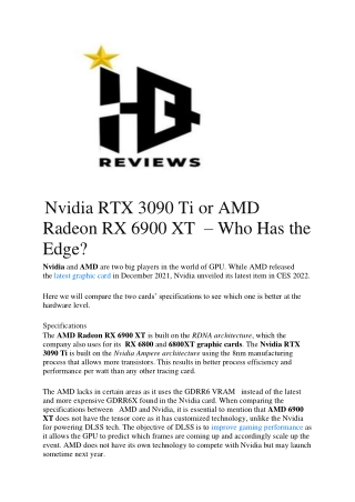 Nvidia RTX 3090 Ti or AMD Radeon RX 6900 XT  – Who Has the Edge PDF-converted