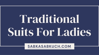 Online Shopping is Forever || Traditional Suit For Ladies || Happiness Guarantee