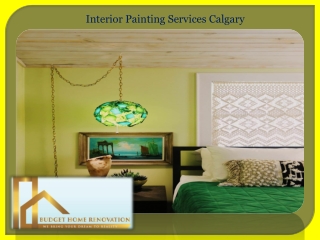 Interior Painting Services Calgary