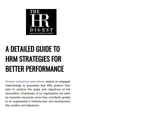 Best Practices in Human Resource Management | A HR Mini-Guide