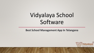 Best School Management App In Telangana