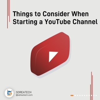 Things to consider when starting a YouTube channel