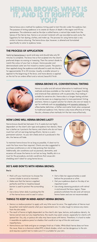 Henna Brows: What Is It, And Is It Right For You?