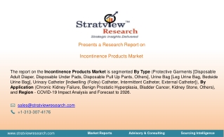 Incontinence Products Market Trends, Dynamics & Market Insights