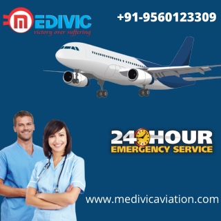 The Latest Equipment is provided by Medivic Air Ambulance Raipur