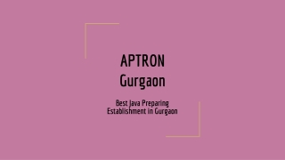Java Training Institute in Gurgaon