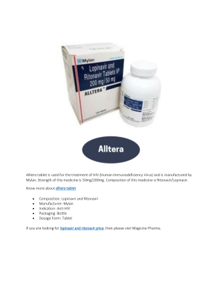 Alltera tablet
