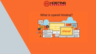 What is Cpanel web hosting?