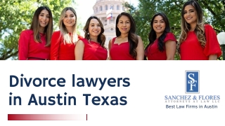 Divorce lawyers in Austin Texas
