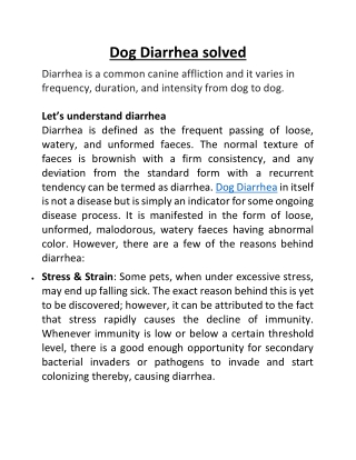 Everything’s Fine With Diafine - Goel Vet Pharma Pvt. Ltd.