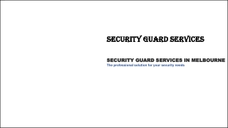 crowd control security