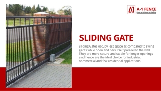 SLIDING GATE