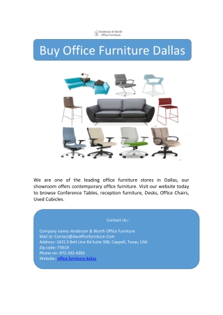 Buy Office Furniture Dallas