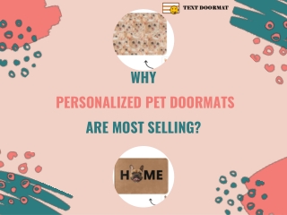 Personalized Pet Doormats- The Most Selling Doormats