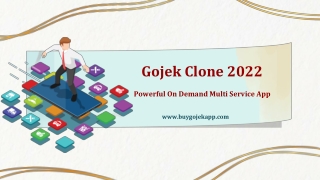 Gojek Clone 2022: Powerful On-Demand Multi-Service App