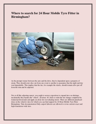 Best Puncture Repairs in Stechford