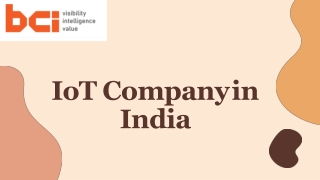 IoT Company in India